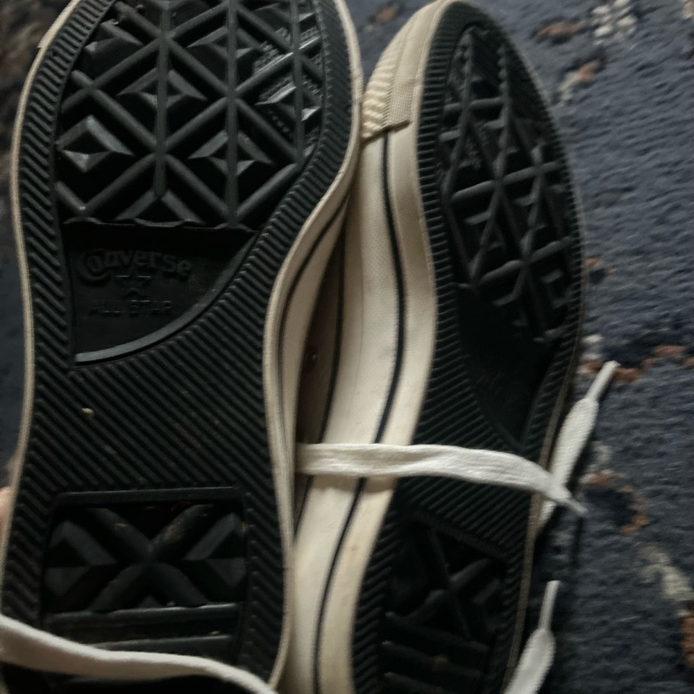 CONVERSE Leather/textile high tops - Picture 2 of 4